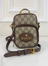 GUCCI NEO VINTAGE DOUBLE ZIP MINI MESSENGER
