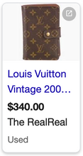 LOUIS VUITTON WALLET / PASSPORT HOLDER PORTE PAPIER