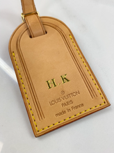 LUGGAGE TAG WITH INITIAL H.K