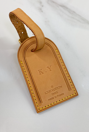 LUGGAGE TAG WITH INITIAL K.Y