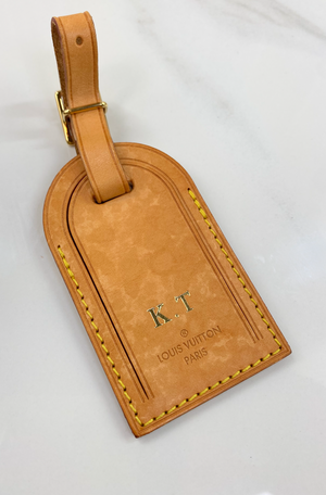 LUGGAGE TAG WITH INITIAL K.T