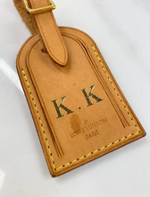 LUGGAGE TAG WITH INITIAL K.K