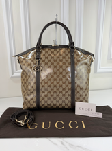 GUCCI CRYSTAL CHARM DOME LARGE CROSSBODY
