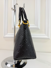 LOUIS VUITTON V TOTE BB EMPREINTE BLACK CREME