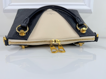 LOUIS VUITTON V TOTE BB EMPREINTE BLACK CREME