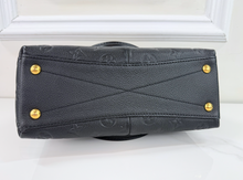 LOUIS VUITTON V TOTE BB EMPREINTE BLACK CREME