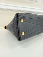 LOUIS VUITTON V TOTE BB EMPREINTE BLACK CREME
