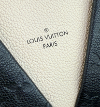 LOUIS VUITTON V TOTE BB EMPREINTE BLACK CREME