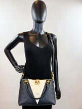 LOUIS VUITTON V TOTE BB EMPREINTE BLACK CREME