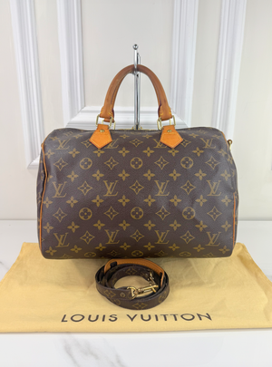 LOUIS VUITTON SPEEDY 30 BANDOULIERE MONO