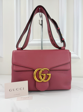 GUCCI MARMONT CALFSKIN LARGE GG MAUVE PINK