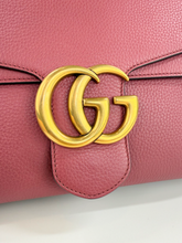 GUCCI MARMONT CALFSKIN LARGE GG MAUVE PINK