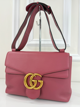 GUCCI MARMONT CALFSKIN LARGE GG MAUVE PINK