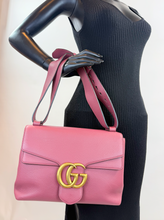 GUCCI MARMONT CALFSKIN LARGE GG MAUVE PINK
