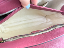GUCCI MARMONT CALFSKIN LARGE GG MAUVE PINK