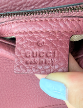 GUCCI MARMONT CALFSKIN LARGE GG MAUVE PINK