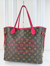 LOUIS VUITTON NEVERFULL MM "ARTICLES DE VOYAGE" LIMITED EDITION IN ROSE