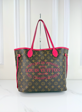 LOUIS VUITTON NEVERFULL MM "ARTICLES DE VOYAGE" LIMITED EDITION IN ROSE