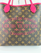 LOUIS VUITTON NEVERFULL MM "ARTICLES DE VOYAGE" LIMITED EDITION IN ROSE