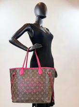 LOUIS VUITTON NEVERFULL MM "ARTICLES DE VOYAGE" LIMITED EDITION IN ROSE