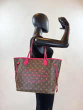 LOUIS VUITTON NEVERFULL MM "ARTICLES DE VOYAGE" LIMITED EDITION IN ROSE