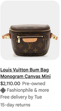 LOUIS VUITTON MINI BUMBAG