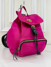VERSACE NYLON MEDUSA BACKPACK HOT PINK