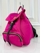 VERSACE NYLON MEDUSA BACKPACK HOT PINK