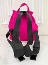 VERSACE NYLON MEDUSA BACKPACK HOT PINK
