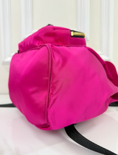 VERSACE NYLON MEDUSA BACKPACK HOT PINK