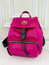 VERSACE NYLON MEDUSA BACKPACK HOT PINK