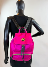 VERSACE NYLON MEDUSA BACKPACK HOT PINK