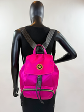 VERSACE NYLON MEDUSA BACKPACK HOT PINK