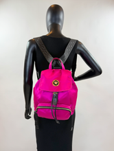 VERSACE NYLON MEDUSA BACKPACK HOT PINK