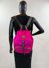 VERSACE NYLON MEDUSA BACKPACK HOT PINK