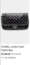 CHANEL CLASSIC JUMBO TWIST FLAP BAG