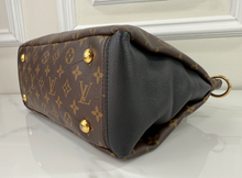 LOUIS VUITTON PALLAS MM TOTE IN BLACK