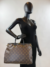 LOUIS VUITTON PALLAS MM TOTE IN BLACK