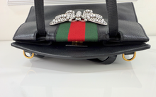 GUCCI CRYSTAL BUTTERFLY STRIPE TOP HANDLE LIMITED EDITION