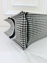 DIOR HOUNDSTOOTH EMBROIDERED MEDIUM BOOK TOTE