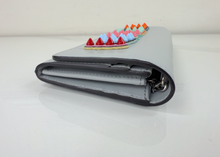 FENDI VITELLO STUDDED LIBERTY FUN FAIR WALLET ON CHAIN