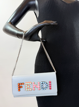 FENDI VITELLO STUDDED LIBERTY FUN FAIR WALLET ON CHAIN
