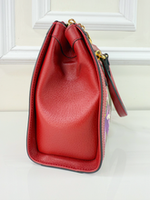 GUCCI OPHIDIA GG FLORA WEB SMALL TOP HANDLE TOTE