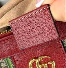 GUCCI OPHIDIA GG FLORA WEB SMALL TOP HANDLE TOTE
