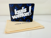 LOUIS VUITTON WALLET BIFOLD TAIGARAMA VIRGIL ABLOH WALLET BLUE LIMITED EDITION