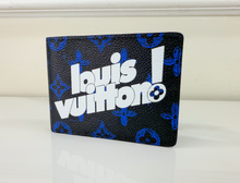 LOUIS VUITTON WALLET BIFOLD TAIGARAMA VIRGIL ABLOH WALLET BLUE LIMITED EDITION