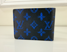 LOUIS VUITTON WALLET BIFOLD TAIGARAMA VIRGIL ABLOH WALLET BLUE LIMITED EDITION