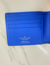 LOUIS VUITTON WALLET BIFOLD TAIGARAMA VIRGIL ABLOH WALLET BLUE LIMITED EDITION