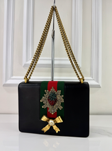GUCCI CRYSTAL PEONY MEDIUM CHAIN BAG LIMITED EDITION