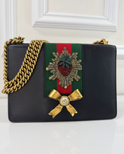 GUCCI CRYSTAL PEONY MEDIUM CHAIN BAG LIMITED EDITION